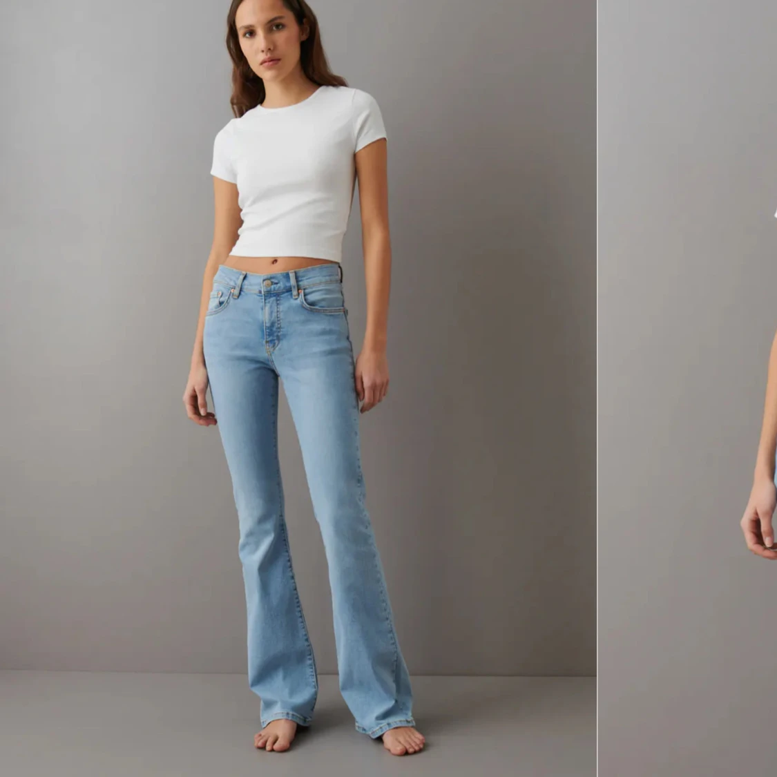 Lowwaist bootcut jeans Ginatricot - 91