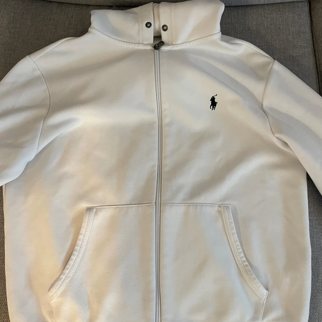 Ralph lauren vit hoodie