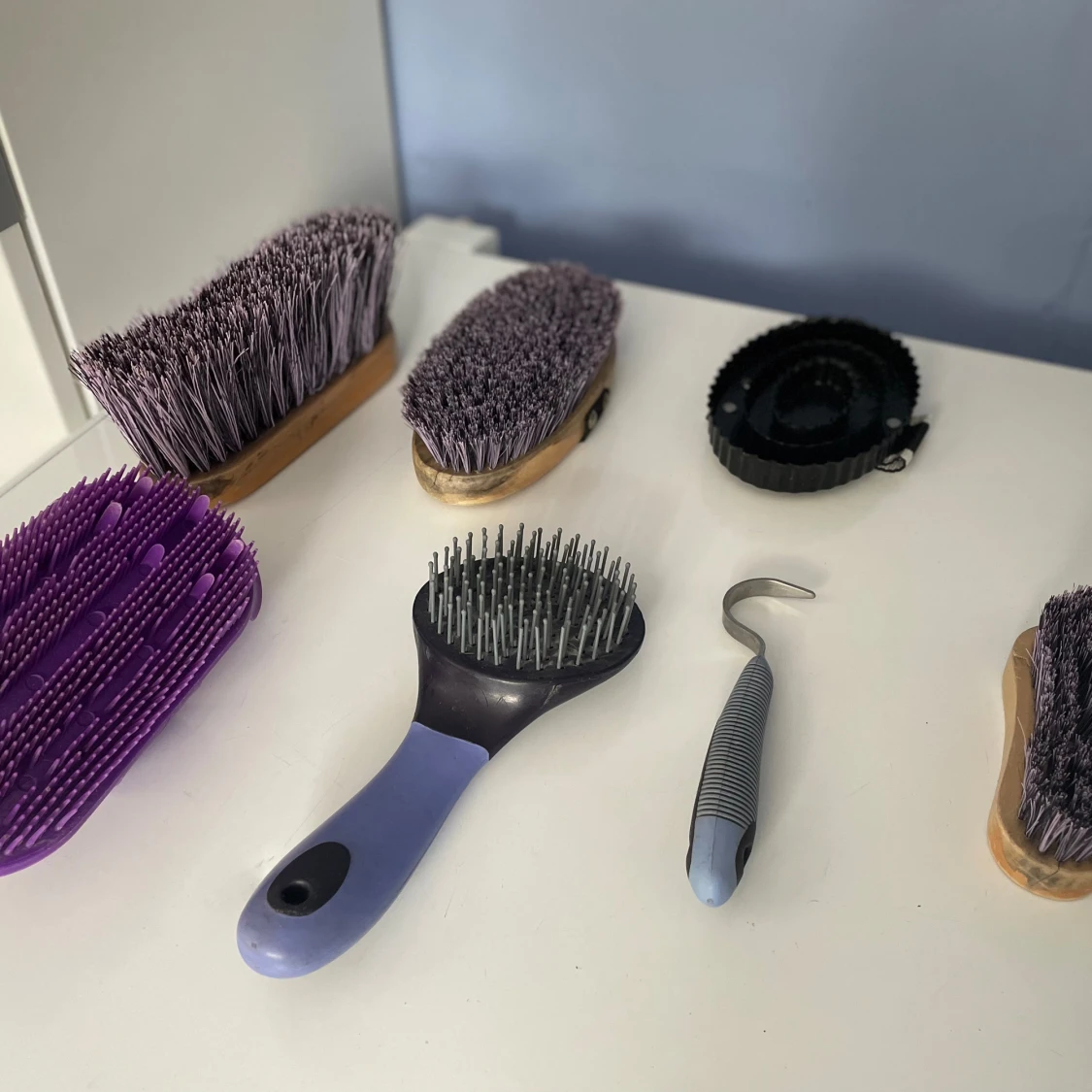 Blå axelväska från Fairfields - 92