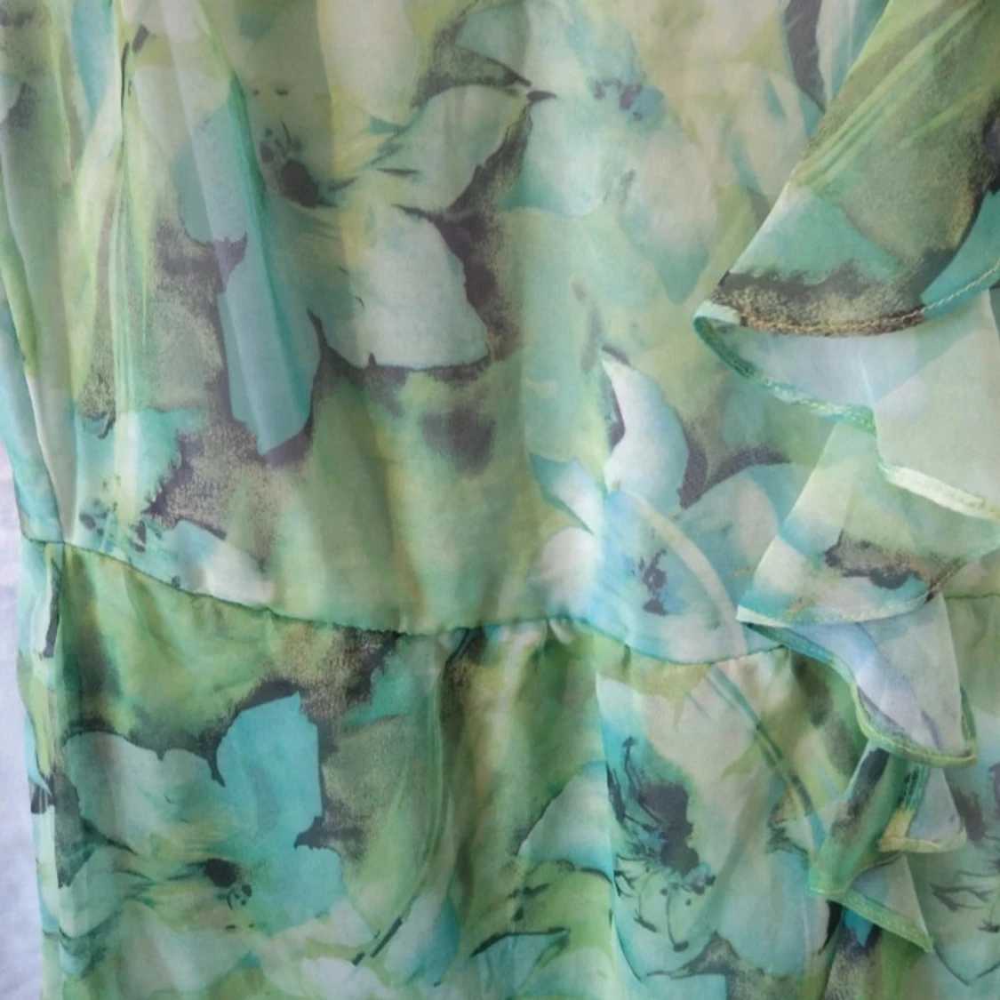 Grön blommig klänning från Vila - 91