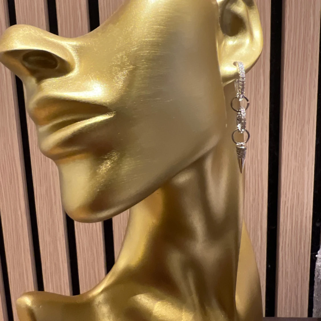  Jättefin Silverörhänge - 91