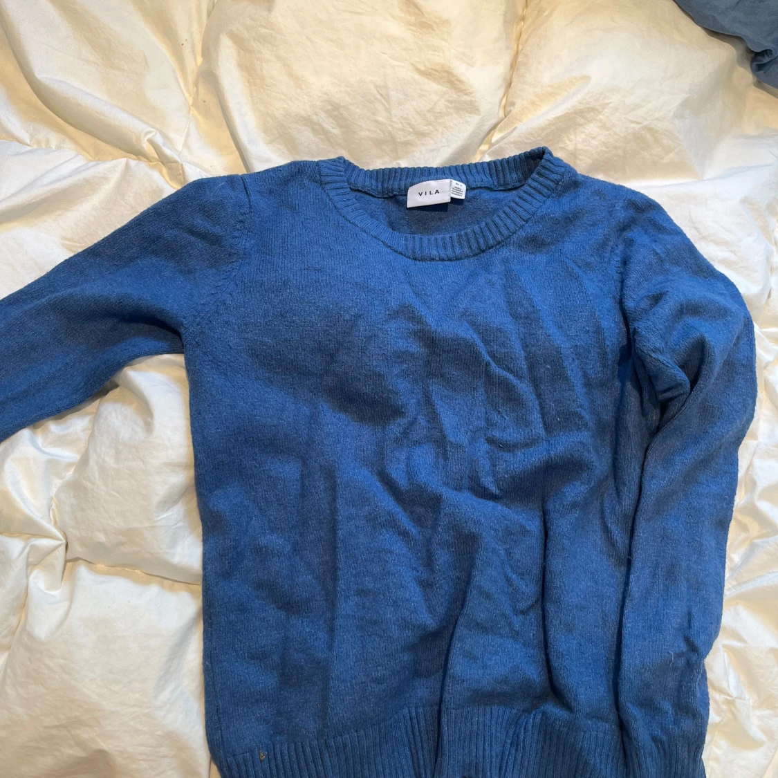 Blå Stickad tröja från vila💙