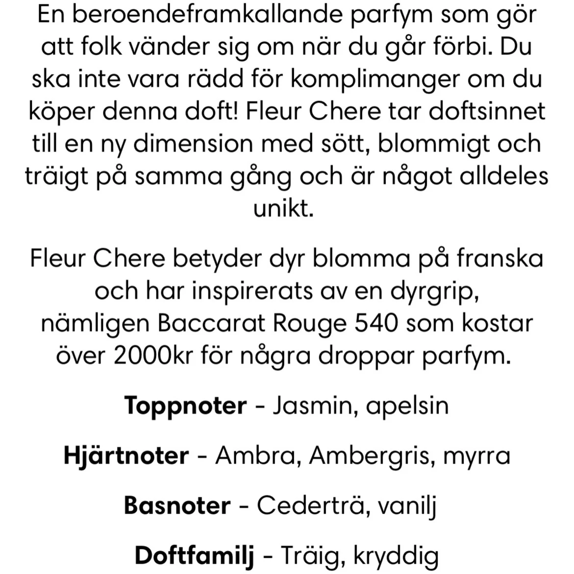 Fleur Chere Eau de Parfum från Essnce - 90