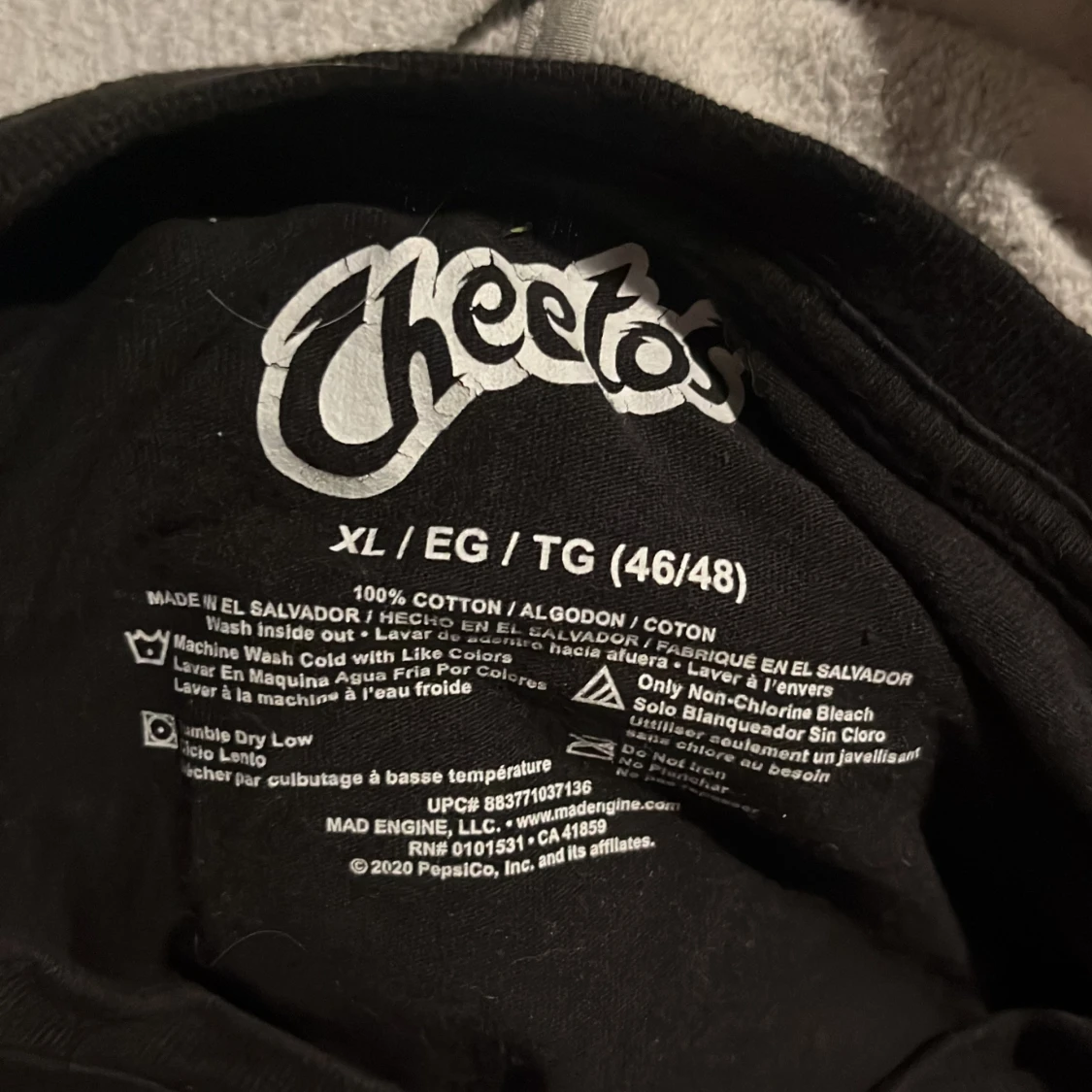 Svart långärmad Cheetos-tröja - 91