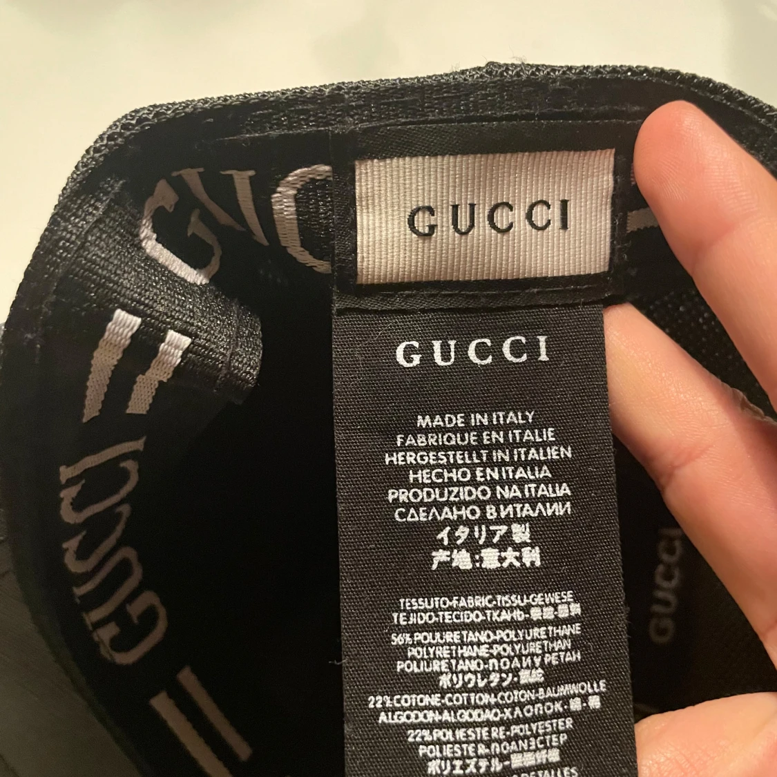 Svart Gucci Keps - 91