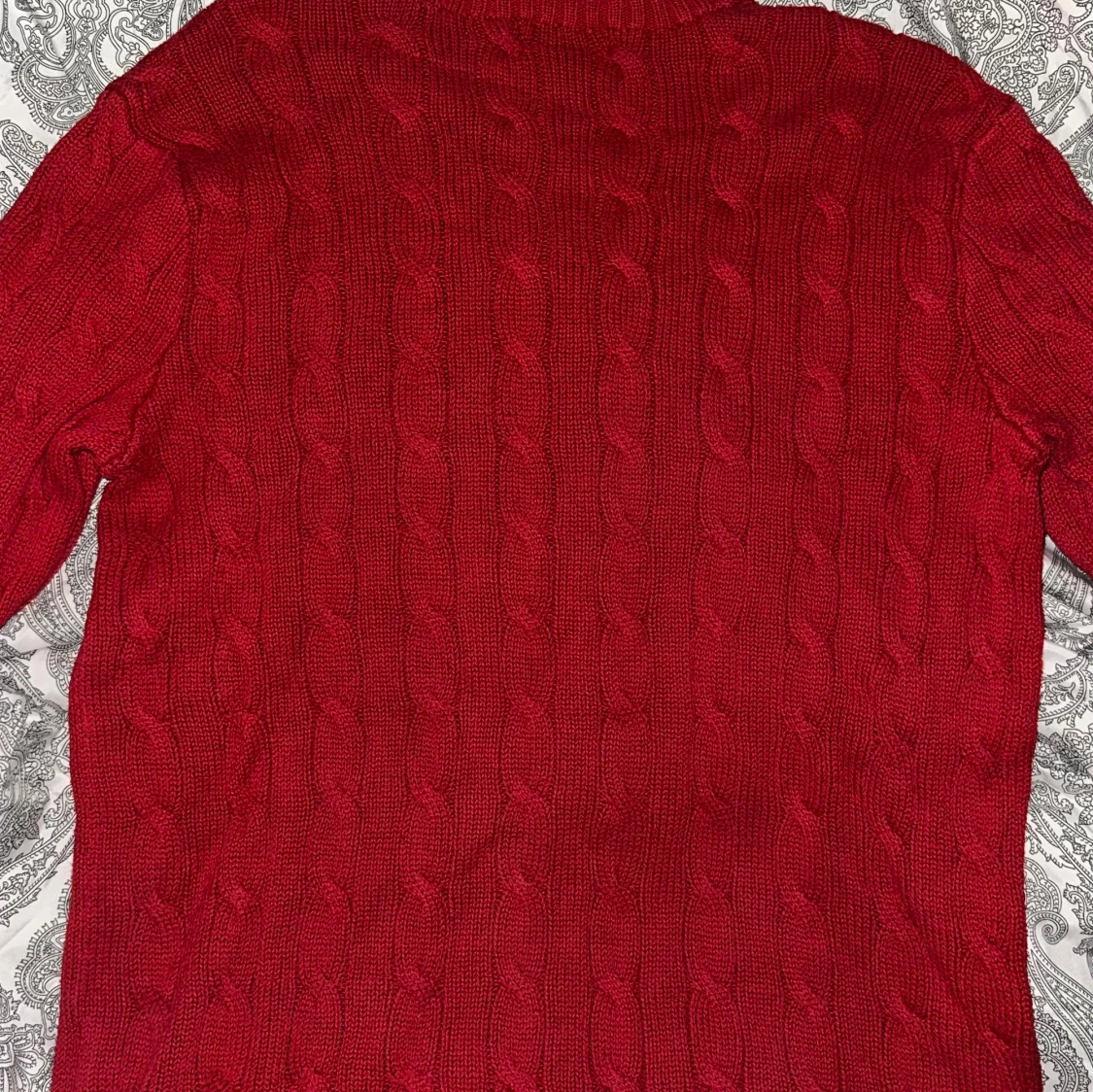 Röd stickad tröja från Ralph Lauren - 91