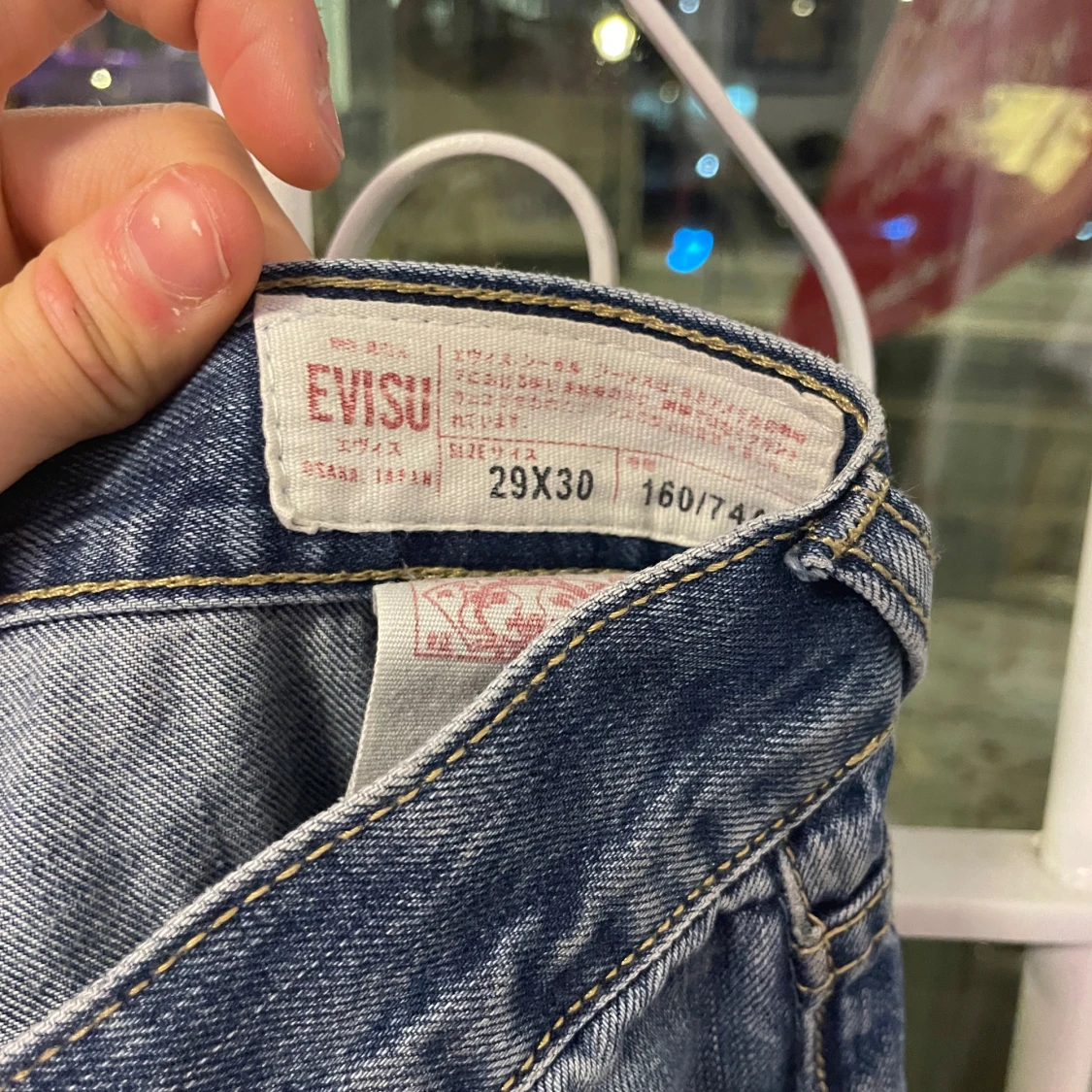 Blå jeans från Evisu - 91