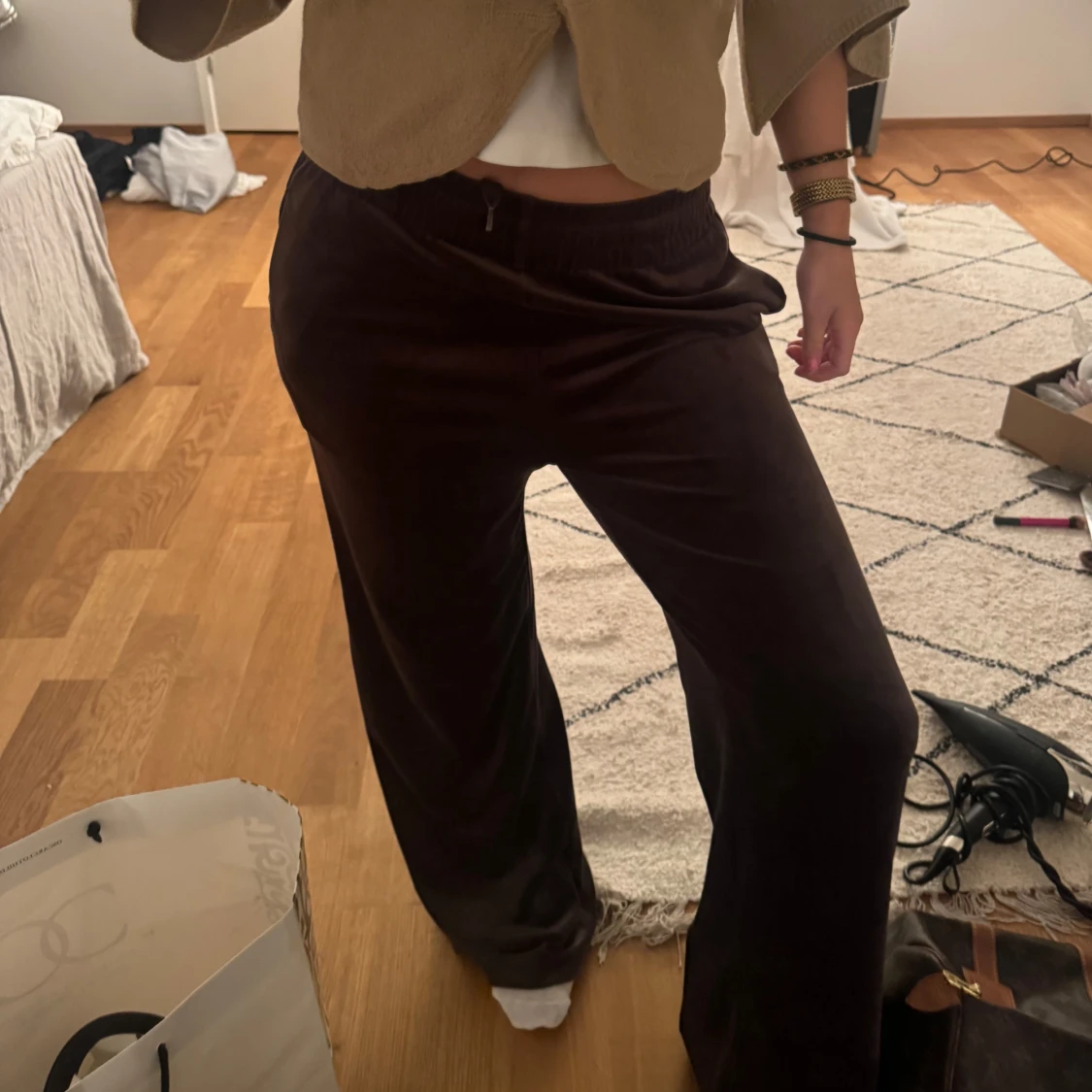 Bruna mjukisbyxor  - 91