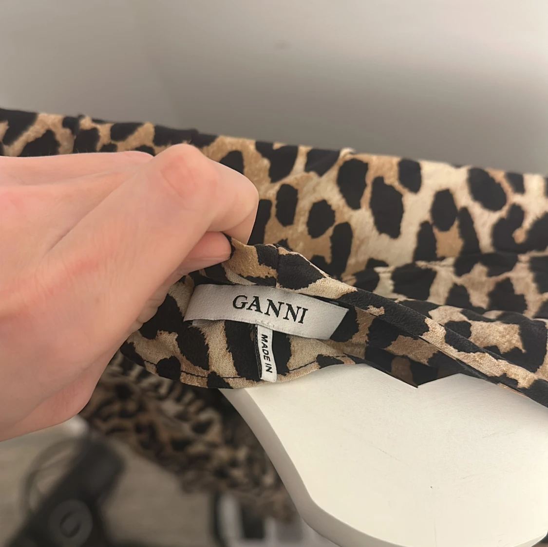 Leopard färjad kofta - 1