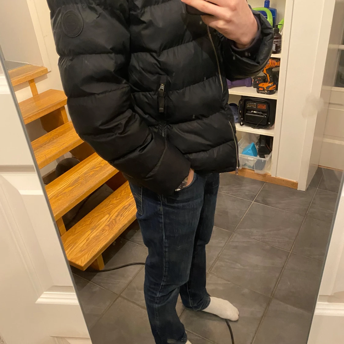 Svart dunjacka från GANT - 1