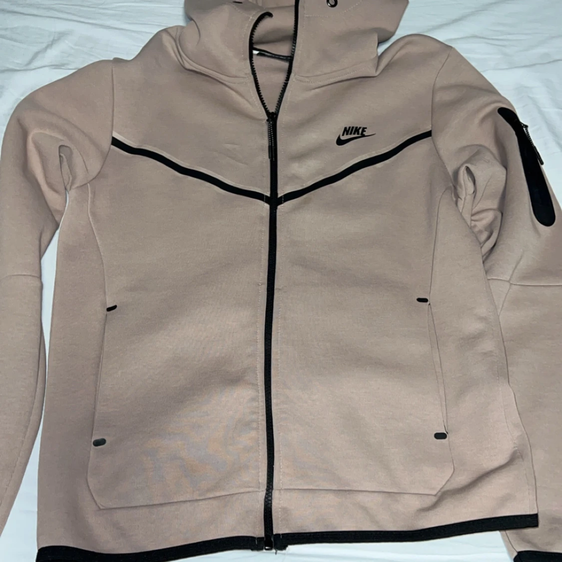 Beige hoodie från Nike