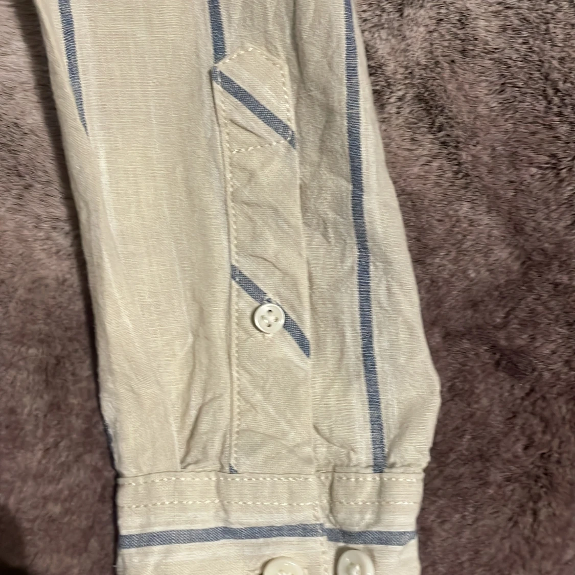 Grish Randig skjorta i linne/bomullsblandning från Cubus  - 4