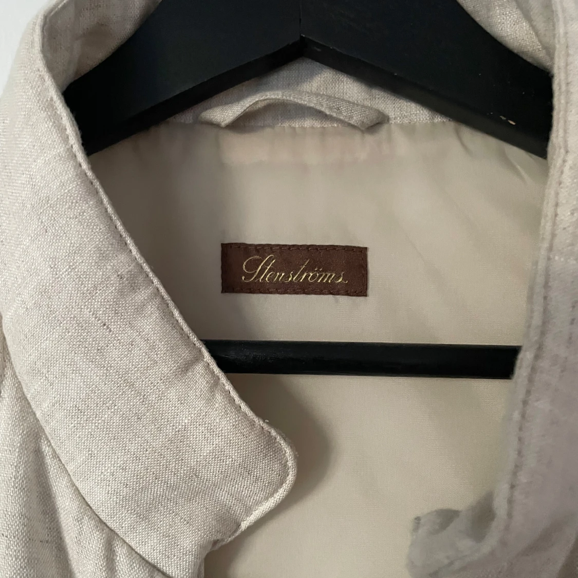 Beige quiltad väst från Stenströms - 2