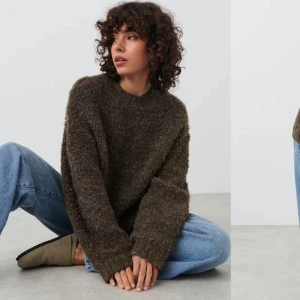 Stickad tröja  - säljer denna bruna stickade tröjan från Gina🤎 Inga defekter!👌🏼🫱🏻‍🫲🏼🍁storlek S