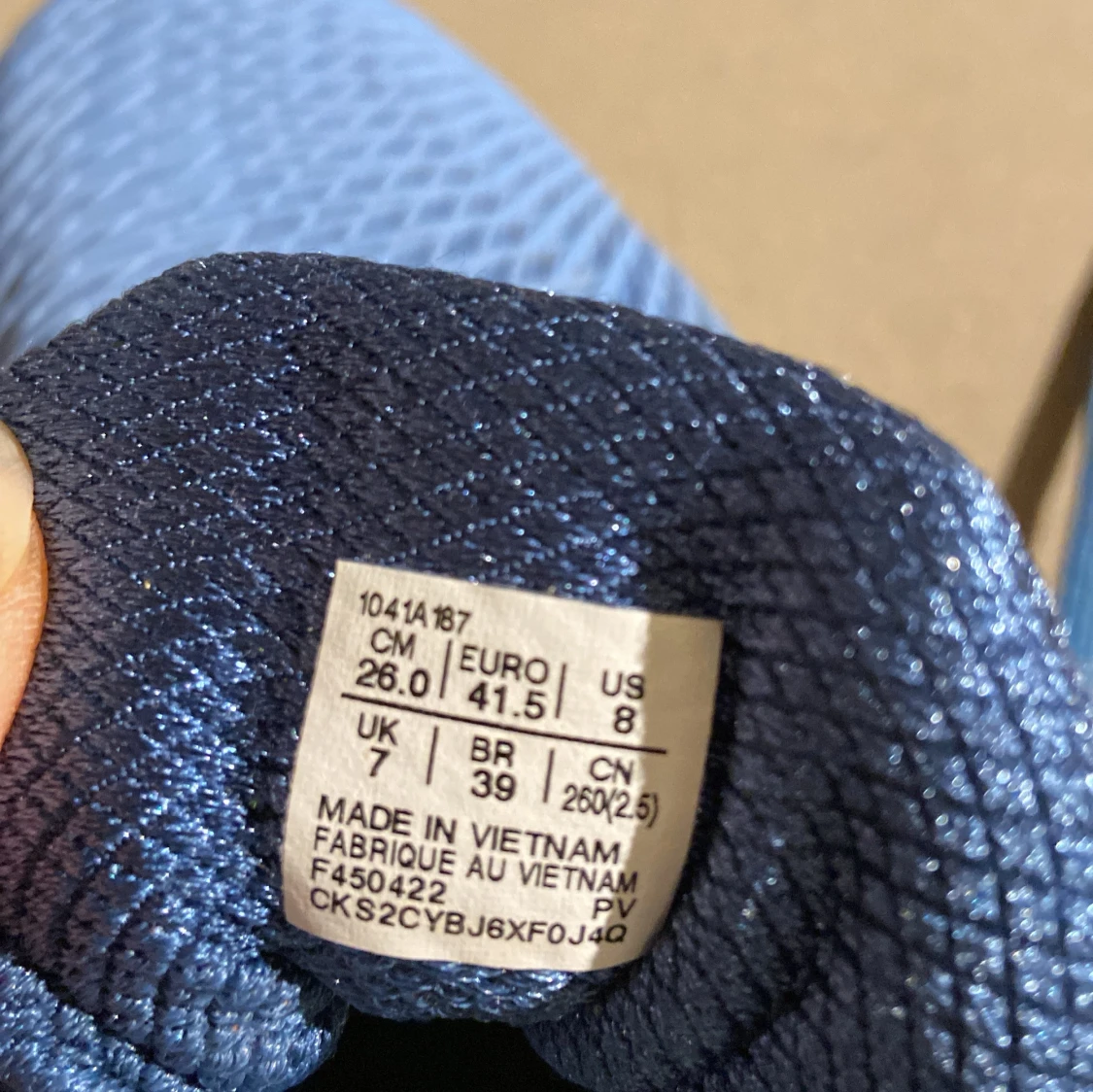 Blå och orange Asics Solution Speed FF - 93