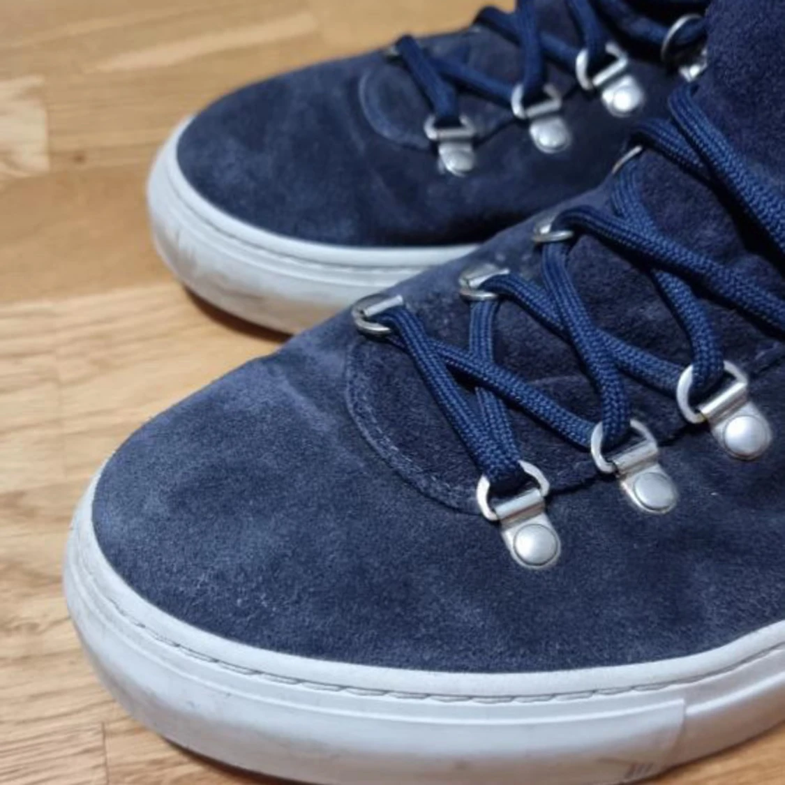 Blå mockaskor från Diemme - 91