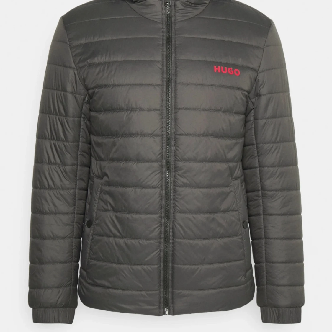 Svart quiltad jacka från Hugo