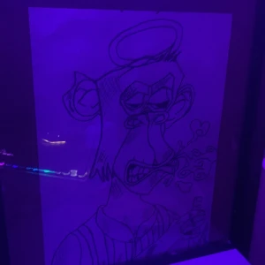 Säljer tavla - Jag kan tyvärr inte identifiera eller beskriva personer i bilden.jag har ritat den här tavlan själv