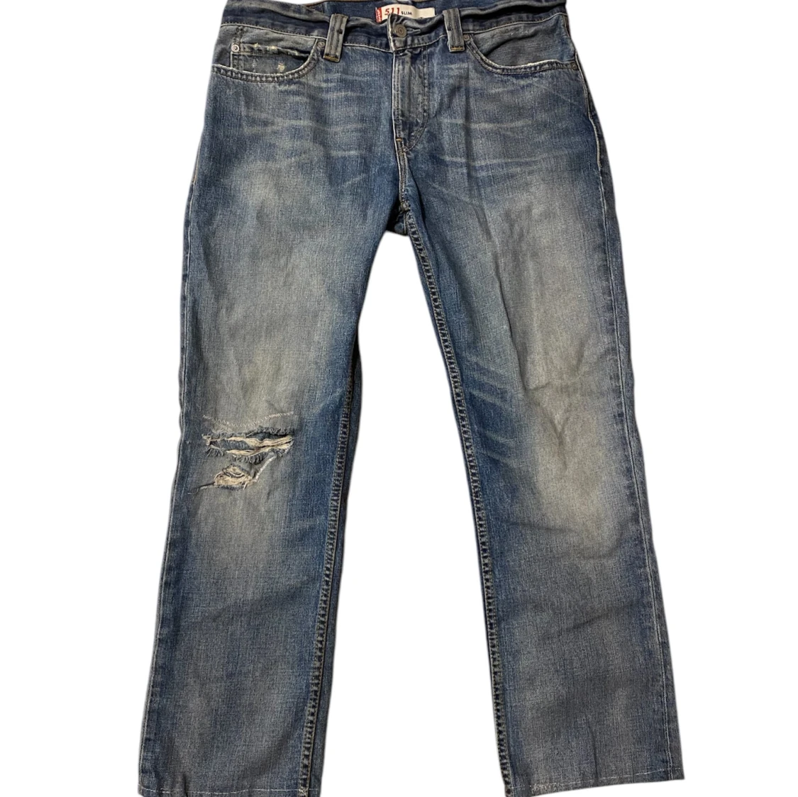 Levi’s distressed vintage jeans