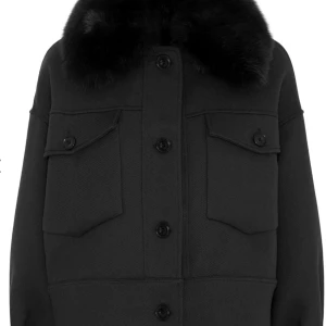 Svart meotine pälsjacka - Säljer denna snygga svarta meotine jacka i storlek xs/s, bra skick, inga defekter. Priset kan diskuteras🩷