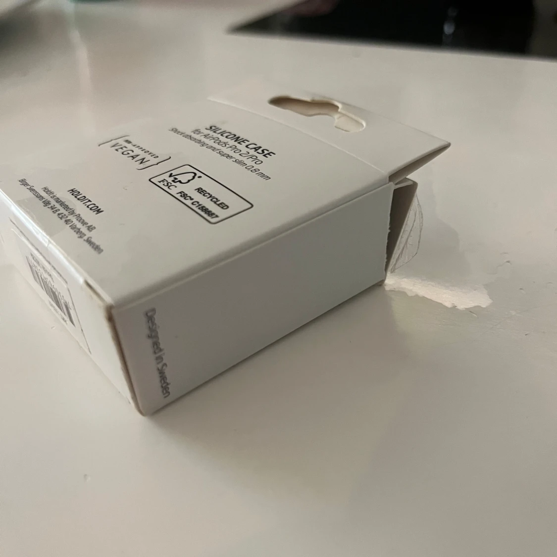 Blått silikonfodral för AirPods Pro 2/Pro från Holdit - 92