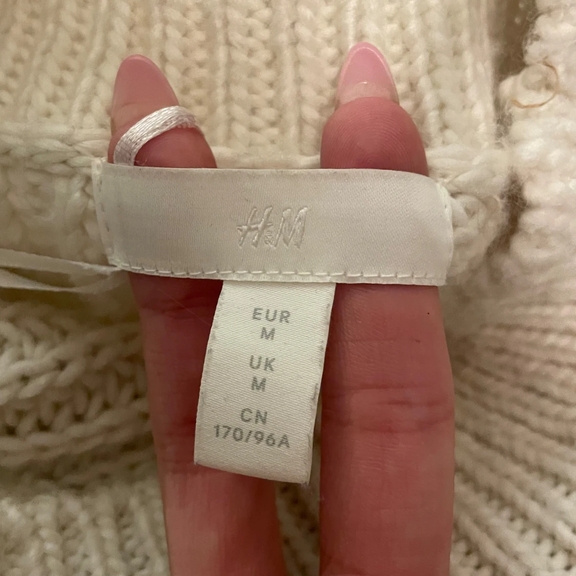 Randig stickad tröja från H&M - 90