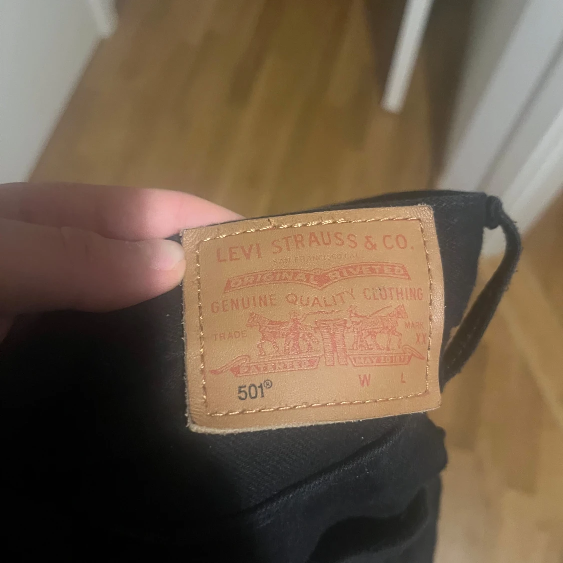 Svarta Levis 501 jeans - 92