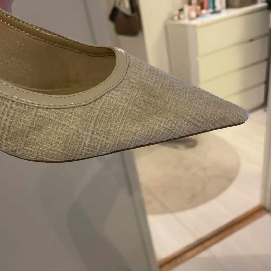 Beige klackar/pumps - 91