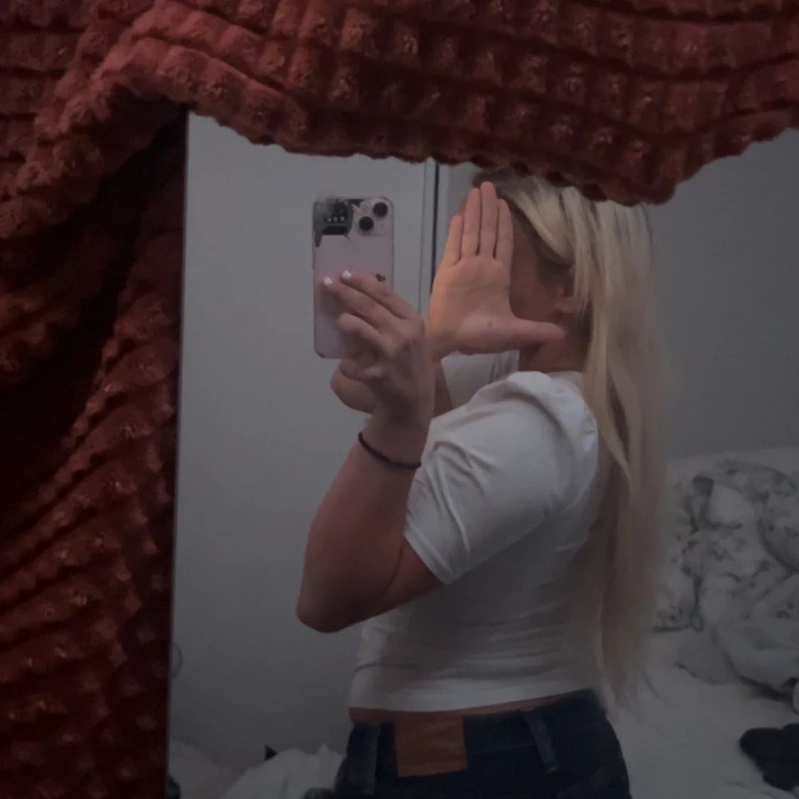 LÅGMIDJADE JEANS MED FICKOR!! - 90