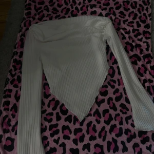 Långärmad topp - Den är off shoulder och stannar uppe som den ska 