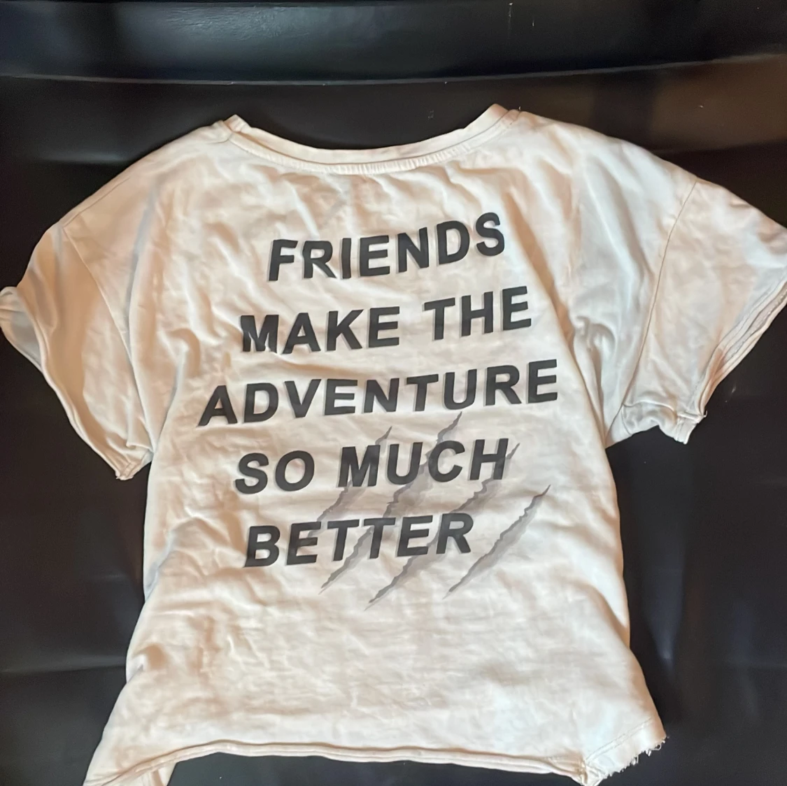 Vit t-shirt med paljett-tiger från Zara Girls - 90