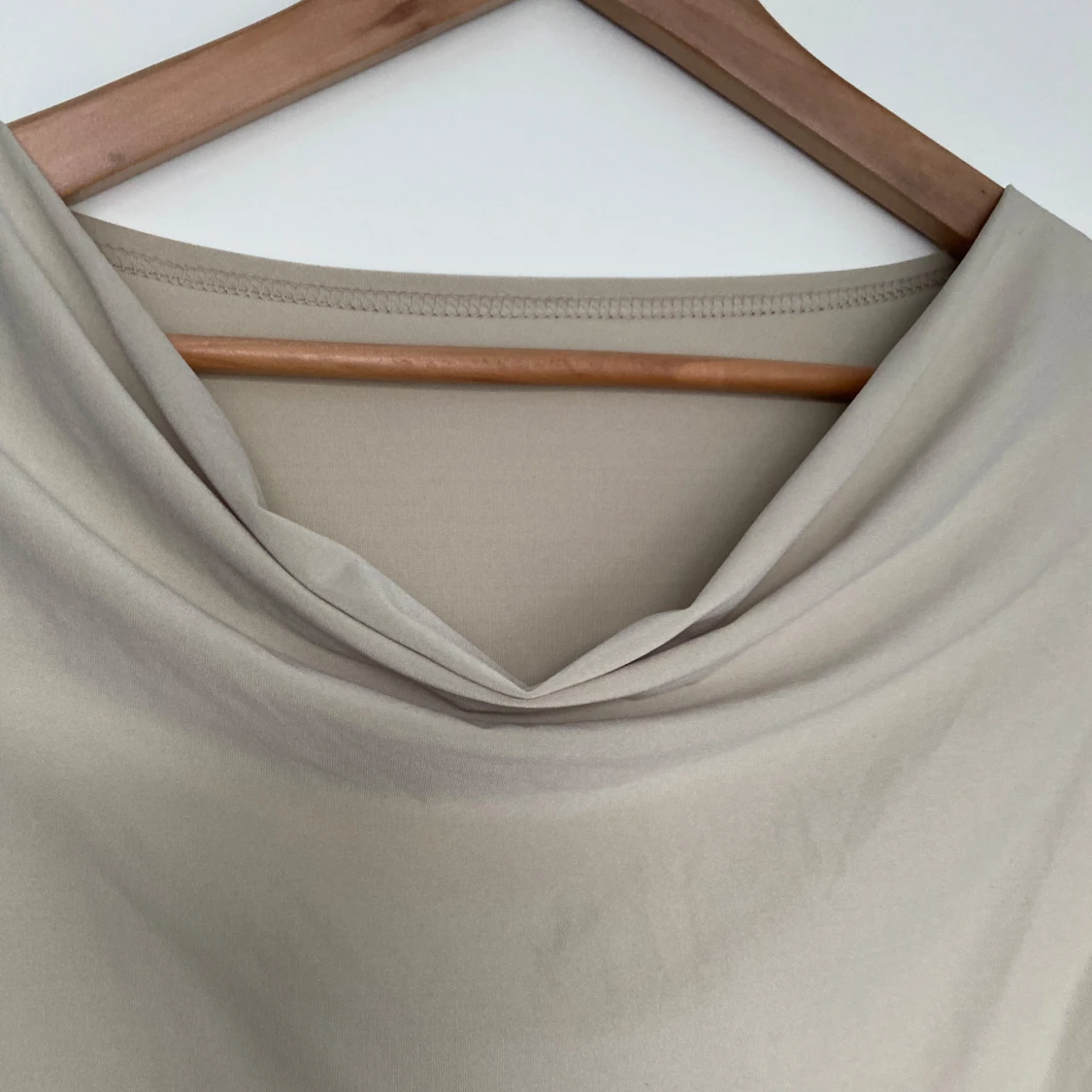 Beige långärmad topp - 2
