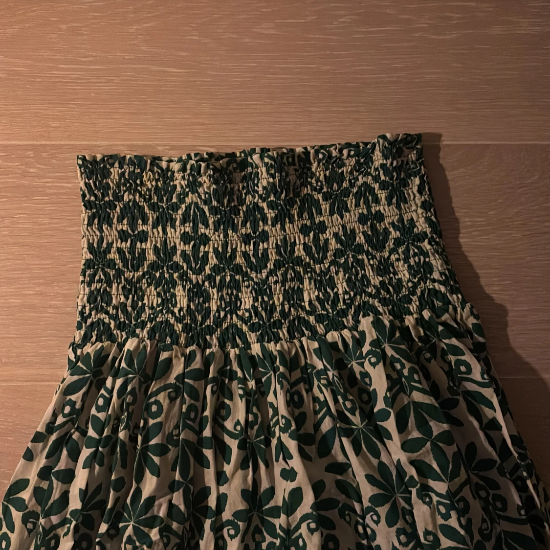 Grönmönstrad långkjol från Zara - 1