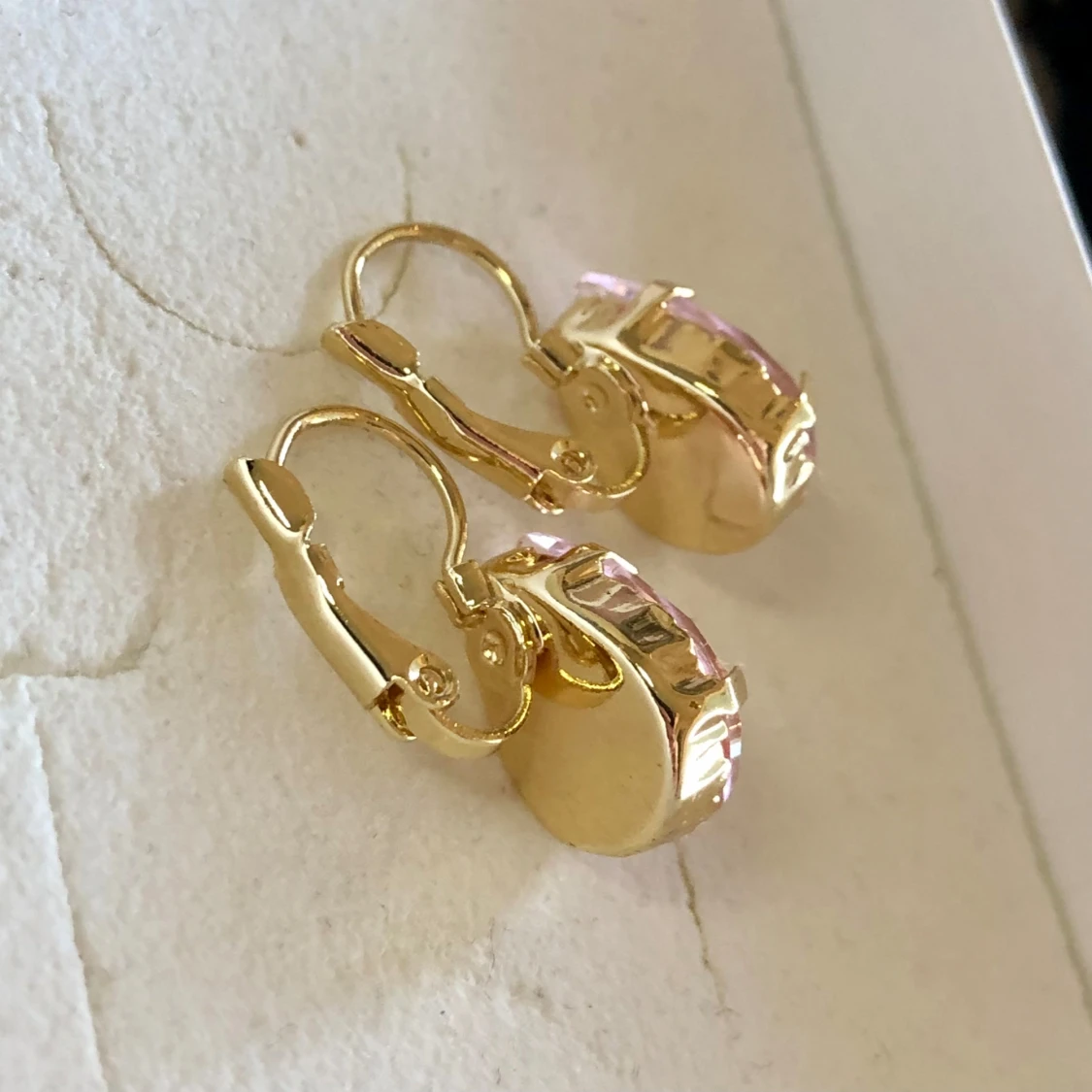 Aprikos rosa Drop örhängen  - 1