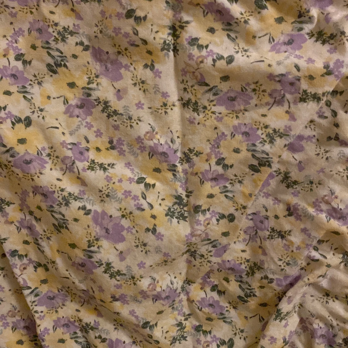 Blommig kjol med snörning - 3