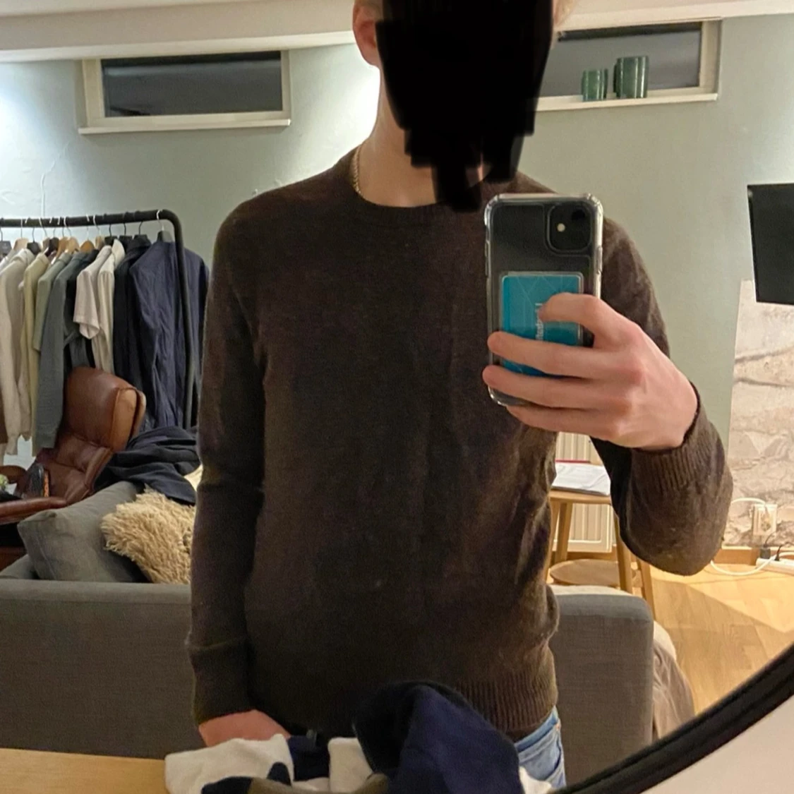 Brun ulltröja från East West - 2