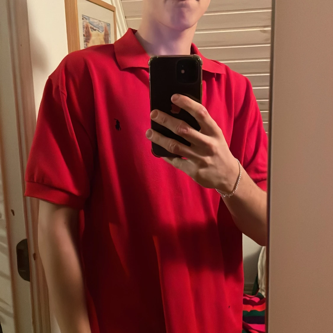 Röd pikétröja från Ralph Lauren - 1