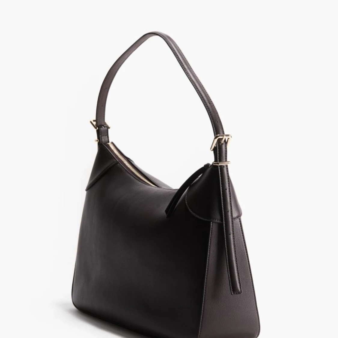 Vinröd/brun väska från hm 