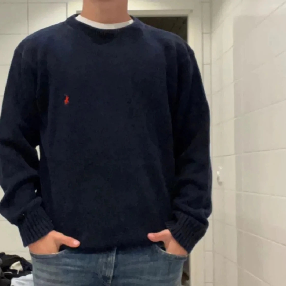 Ralph lauren stickad 