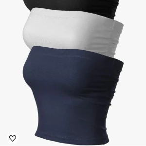 tube top - 3 tubtoppar från usa amazon hemsidan❤️ dessa tubtoppar är så sköna och har även inbyggd bh, jag säljer eftersom de tyvärr blivit försmå innan jag hunnit använda så mycket. Inga defekter, bra skick. skriv för egna bilder 