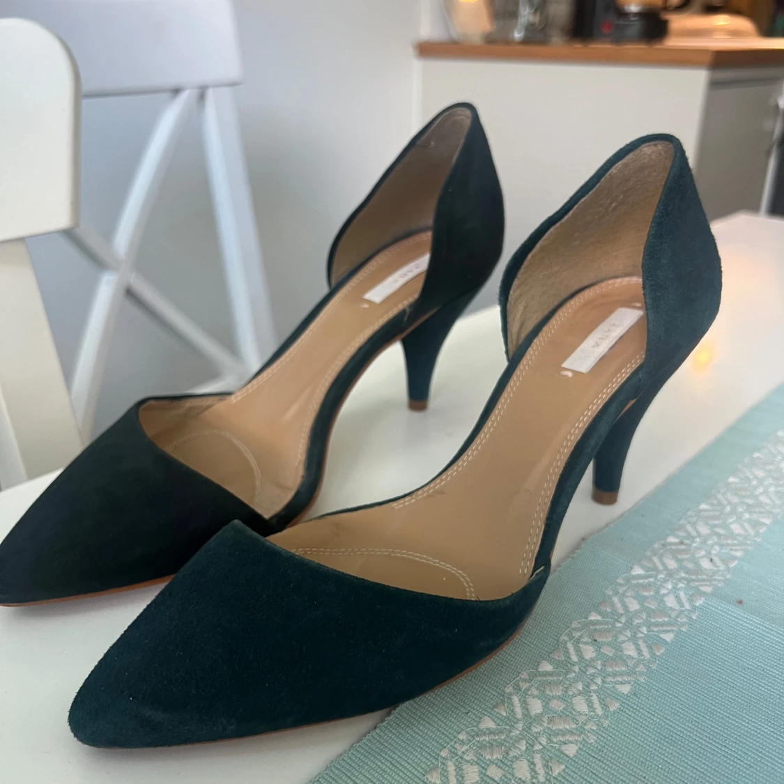 Mörk gröna klackar  - 90