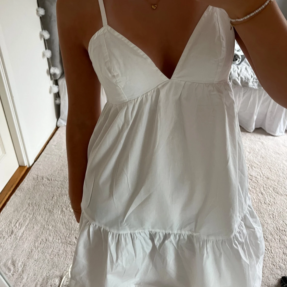 Vit klänning - 90