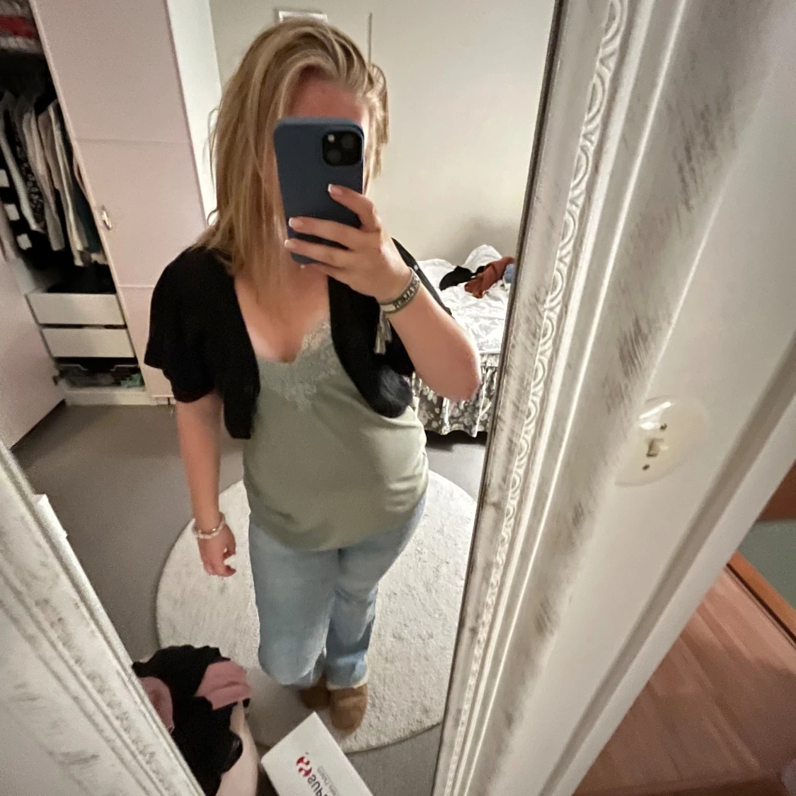 Svart bolerotopp från Lindex