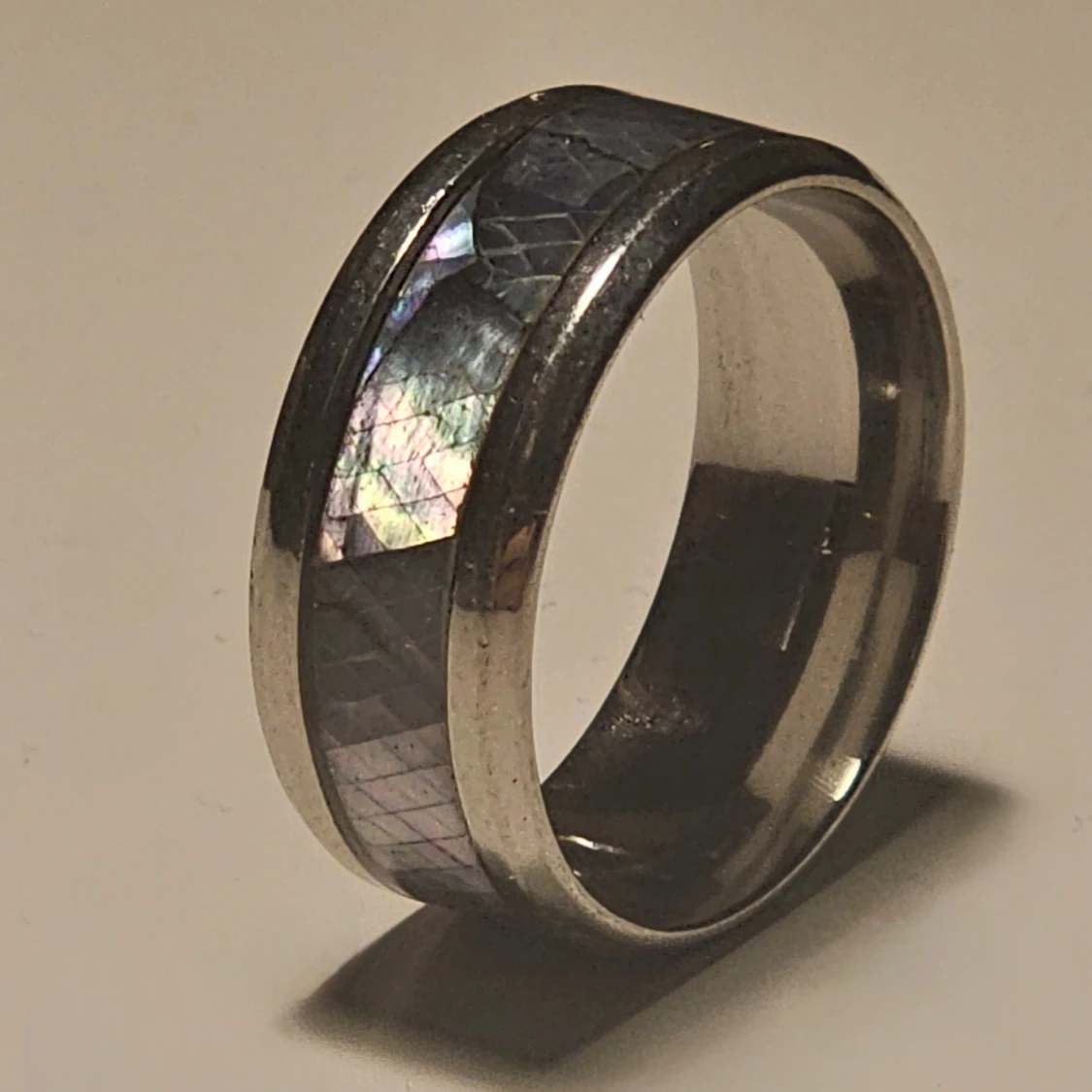 Unik Ring I Rostfritt Stål