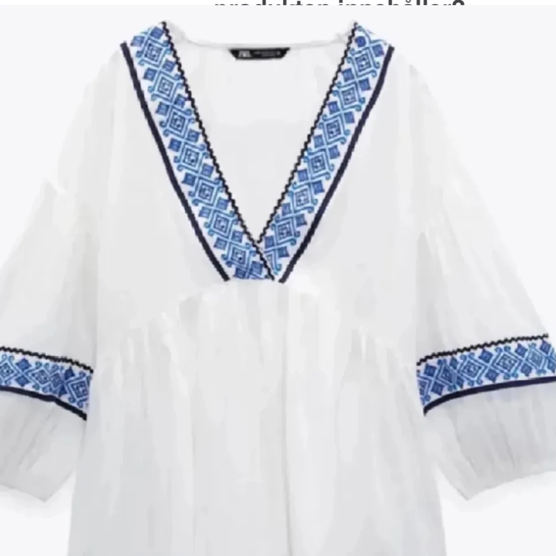 super fin vit blus - 90