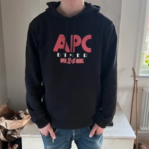 APC Hoodie - Svart APC Hoodie || Riktigt nice tryck || Strlk M || Sitter väldigt bra och har väldigt bra kvalitet ||  Tveka inte att höra av dig vid frågor!🙌🏼🙌🏼