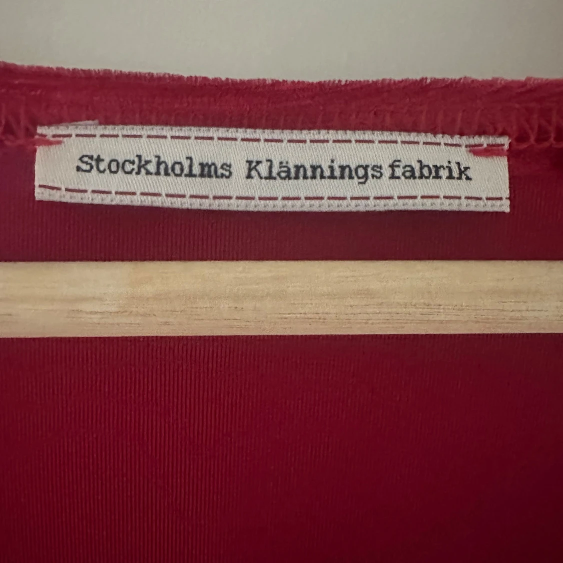 Röd Klänning i sammet, medium - 90