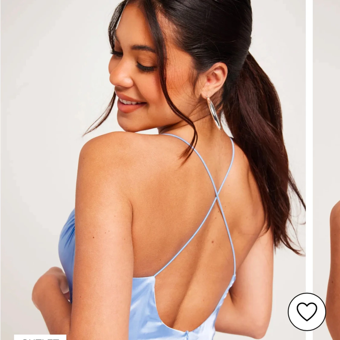 blå klänning från nelly - 2