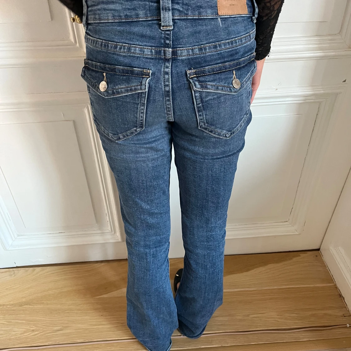 Lågmidjade bootcut jeans - 91