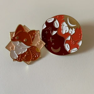 Fox Räv pins - Enamel pins med rävar 